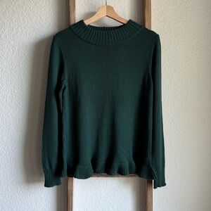 Old Navy ruffle hem sweater sz: Small